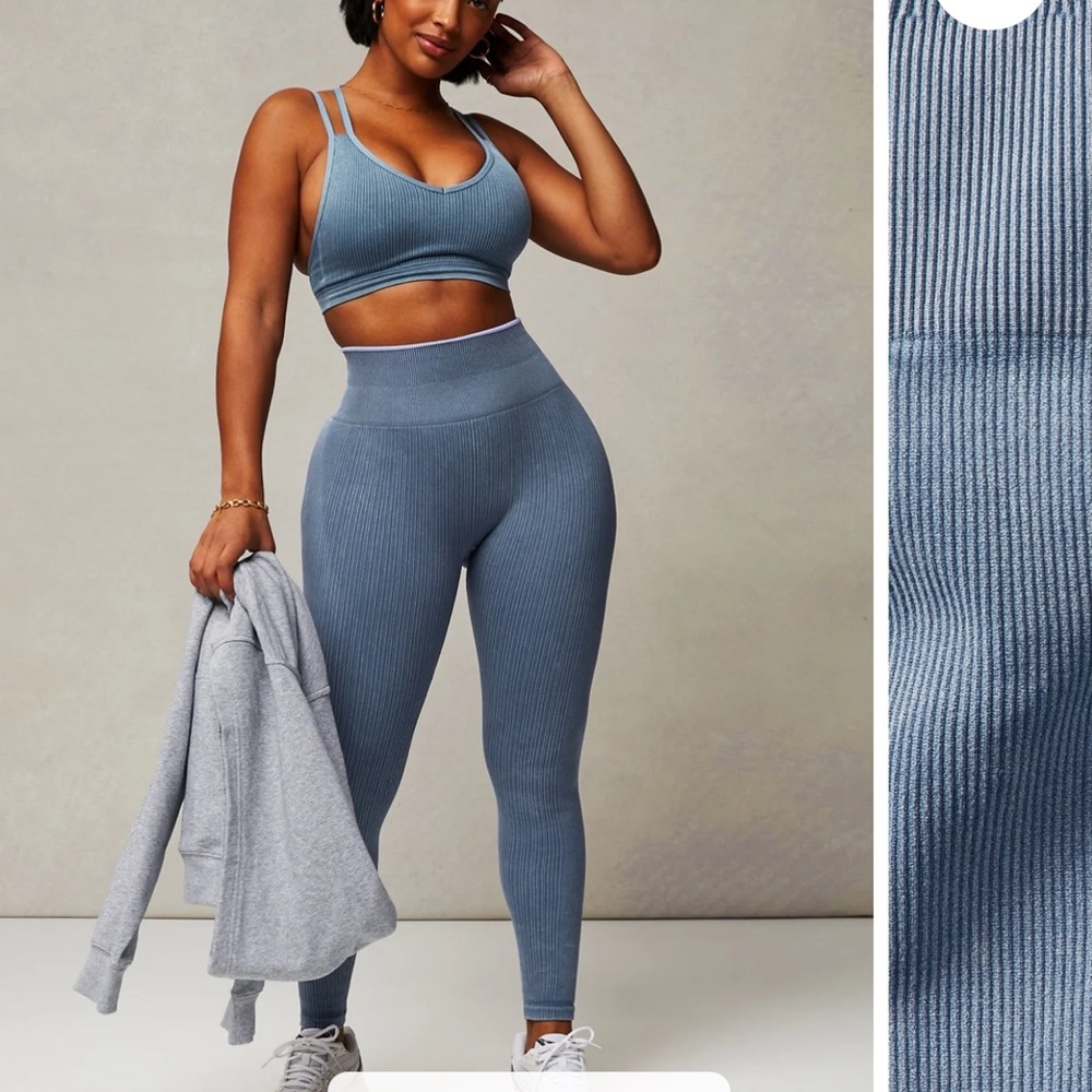 Seamless Ribbed High Waist Legging